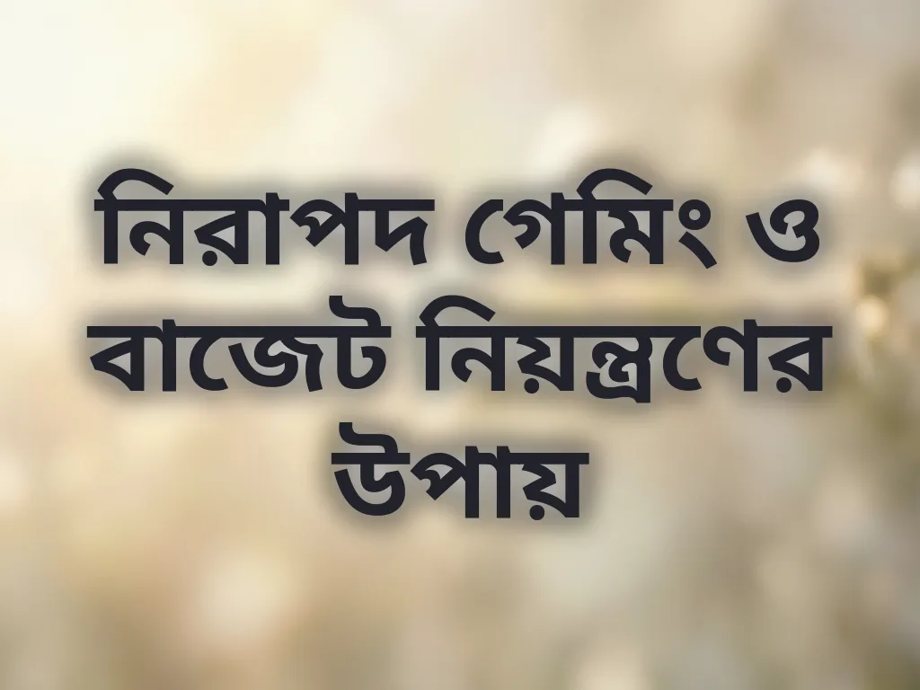 বাজেট টিপস